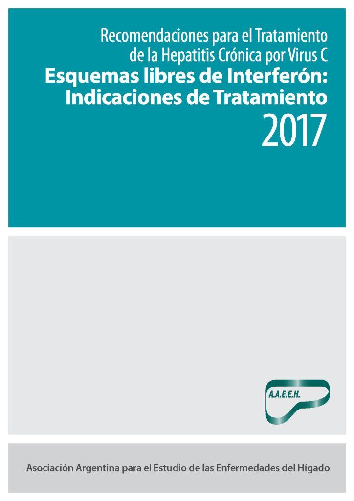 Portada "Recomendaciones para el tratamiento de las hepatitis crónica por virus C"