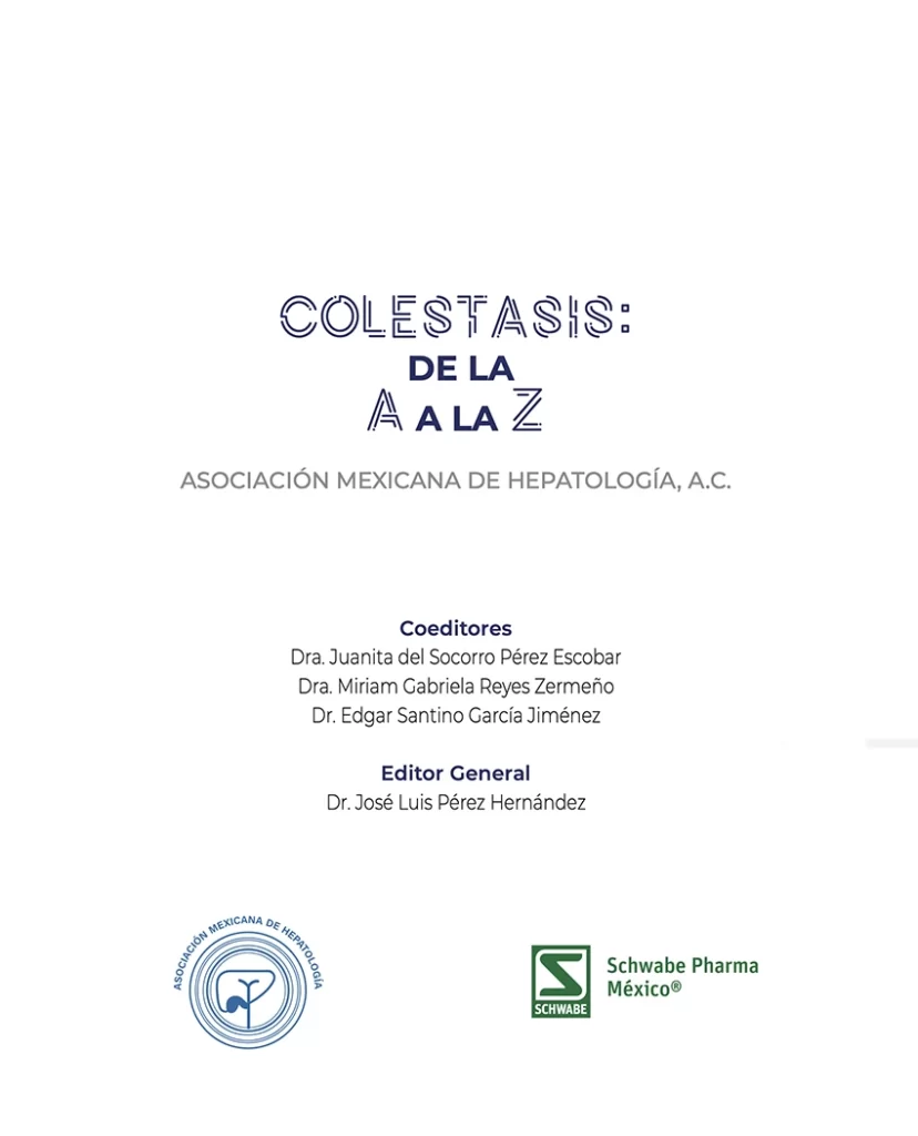 Portada del libro "Colestasis: de la A a la Z"